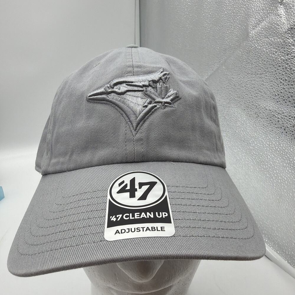 ’47 Toronto Blue Jays Gray Cap One Size MLB Baseball Clean Up